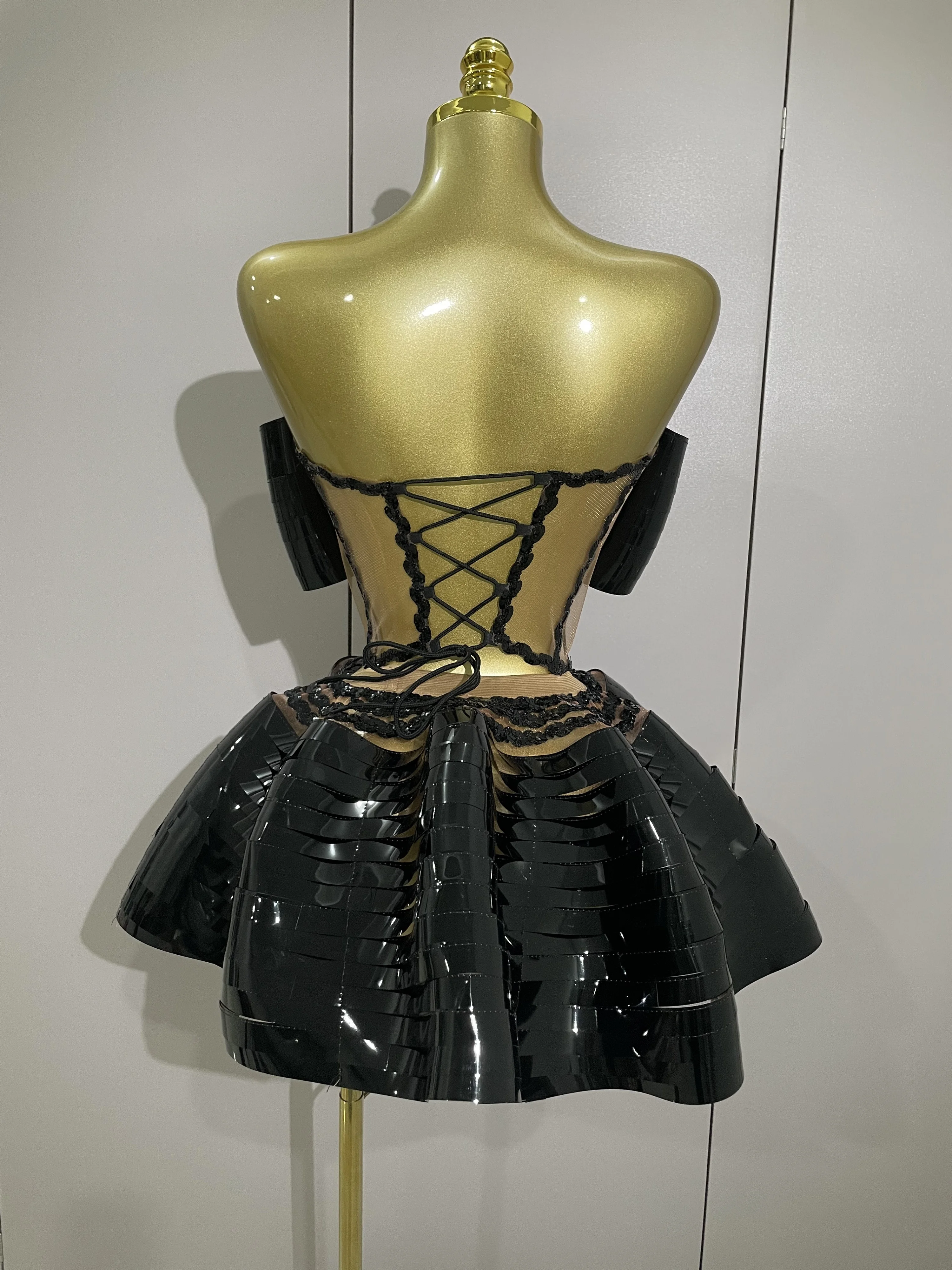 2025 Women Silver Sequins Rhinestone Sexy Backless Two Piece Set Birthday Party Club Fancy Outfit Stage Performance Costume