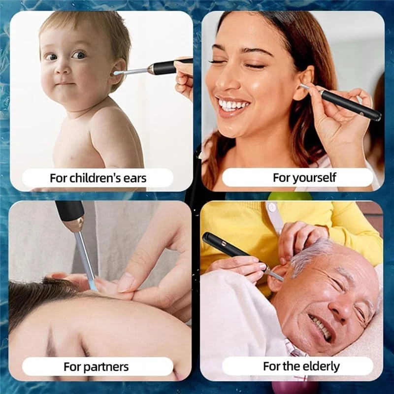 

ABVJ-Ear Wax Health Care Ear Cleaner Kit HD Visual Ear Cleaning Equipment Integrated Ear Cleaning Kit Ear Cleaner Set