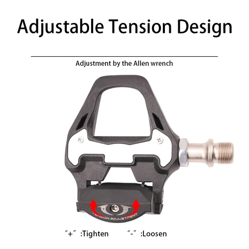 Imagen 2 del producto RIRO bicicleta de carretera ultraligera Pedal automático MTB ciclismo autoblocante DU + tacos de rodamiento sistema SPD Compatible con placa de Pedal