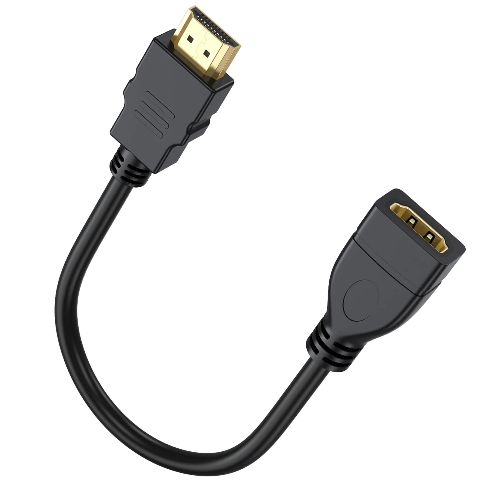 

HDMI-compatible Extension Cable Male to Female Adapter Connector Supports 4K@60Hz,HDR, ARC, 18Gbps Compatible with Fire TV Stick