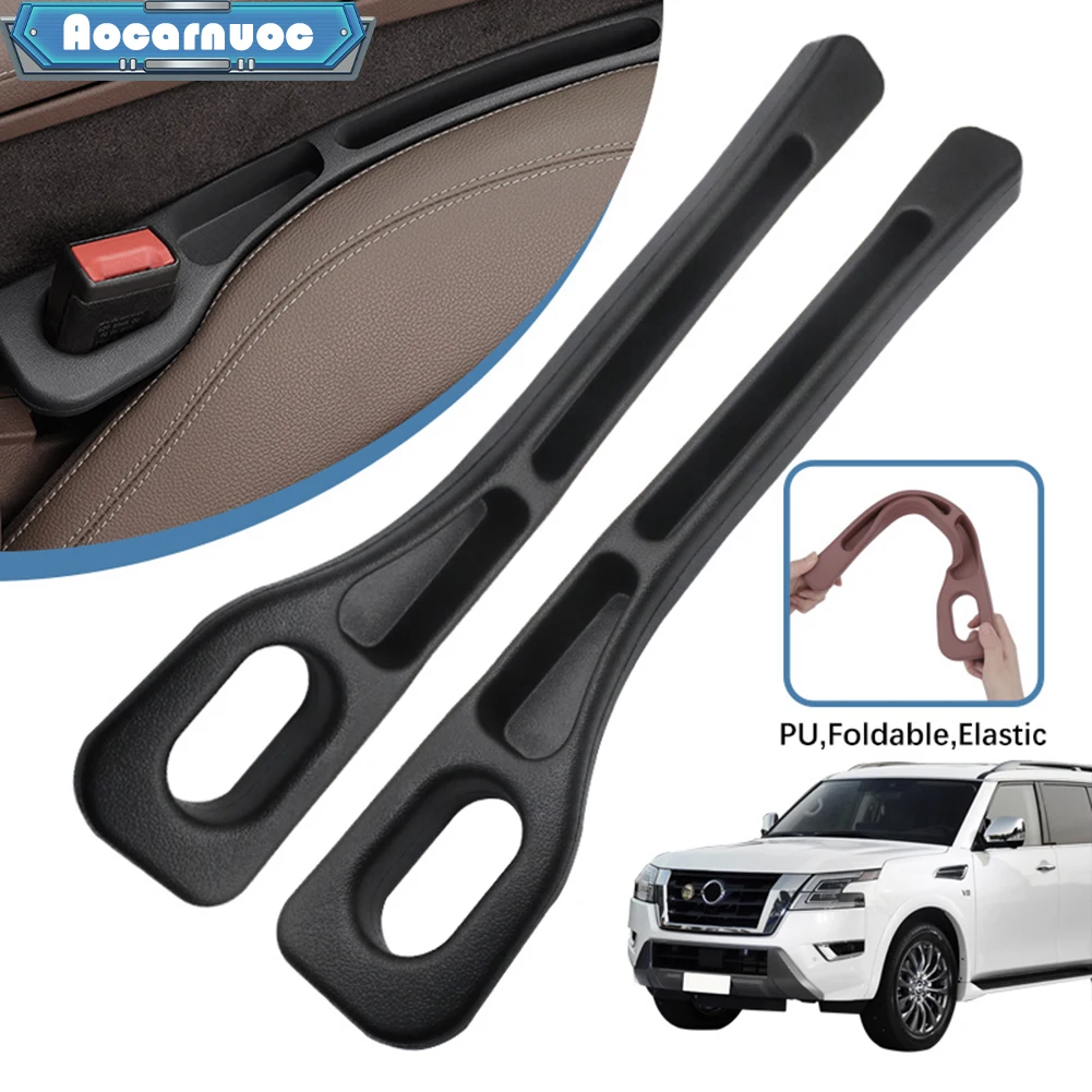 

Car Seat Gap Filler Accessories For Nissan Patrol Y61 Y62 Navara D22 D40 D23 Tiida C11 C12 C13 Maxima Murano NV200 Sentra Livina