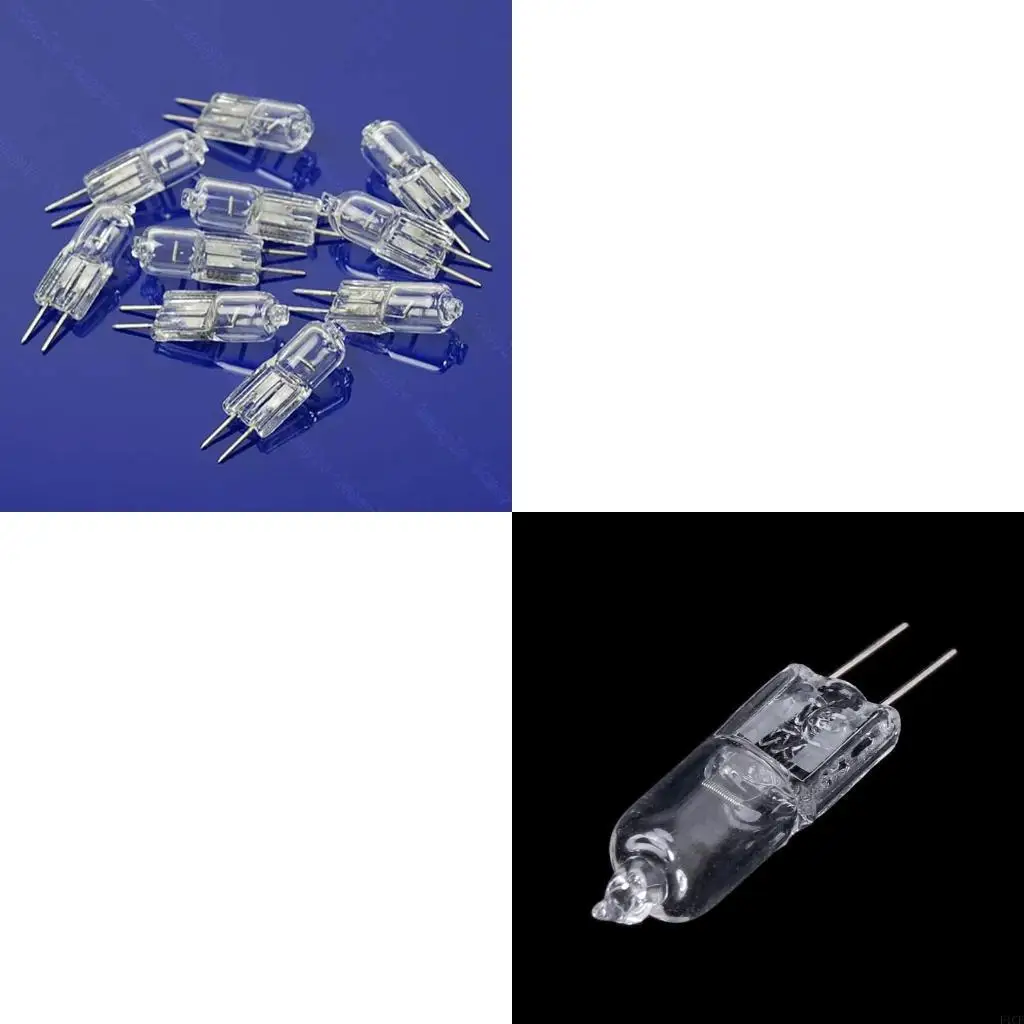 F1CF Dimmable Halogen Light Bulbs 12v 20 Watt Type for Jc Base Clear Bi-pin High L