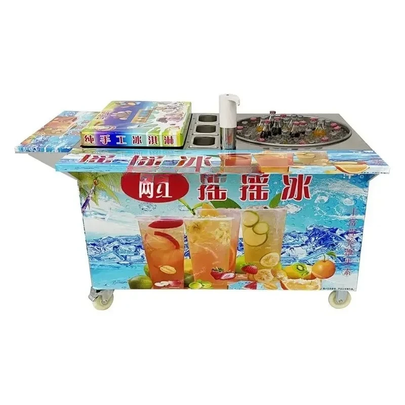 

A06 Shaker Ice Machine Cola Smoothie Machine Commercial Ice Cream Stall Truck Ice Cream