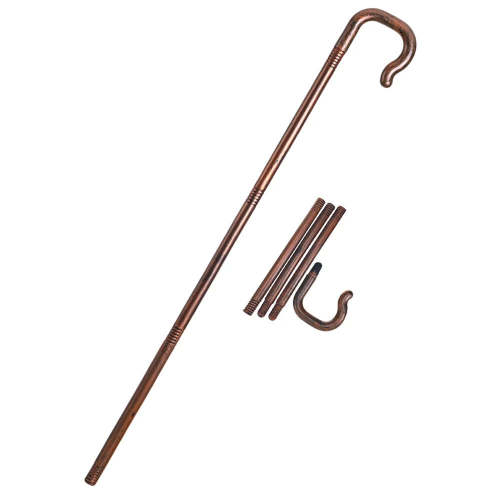 

2Pcs Cane Halloween Crutches Decorative Stick for Party Supplies Cosplay Stage Performance Photo Props