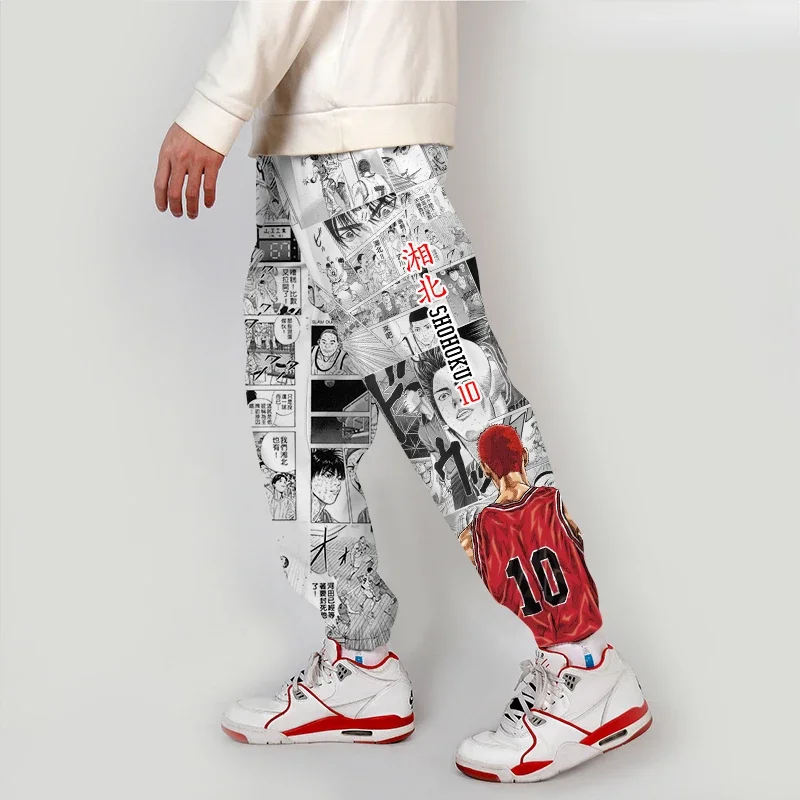 Animal SLAM DUNK Shohoku 3D Joggers Pants Casial Trousers men/Women Harajuku Hip Hop Sweatpants Pants Man Cosplay Coat