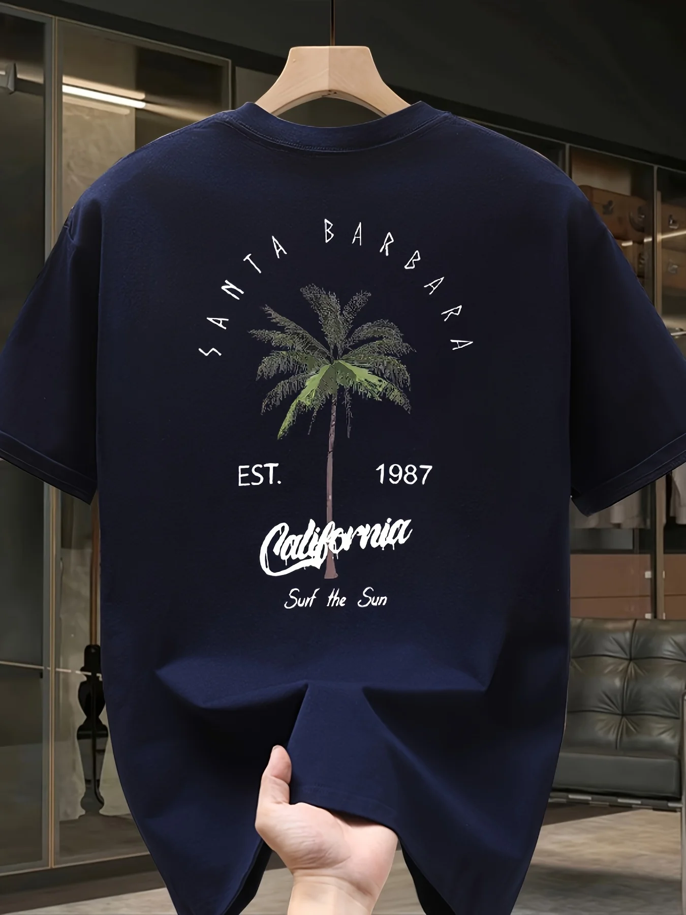 Retro Surf Inspired Tee Featuring 