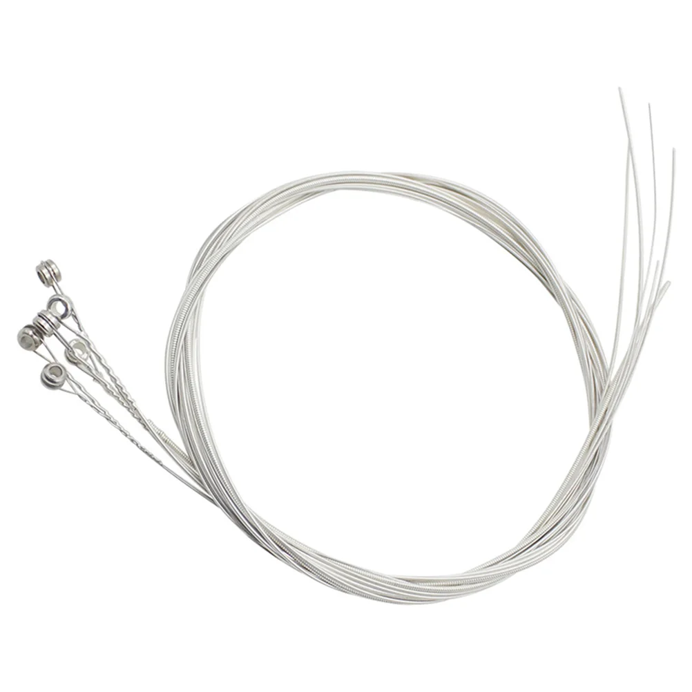 

6Pcs Folk Guitar Strings Silver Plated Copper Alloy Acoustic Strings Replacement Clear Sound Set Guitar Accessories