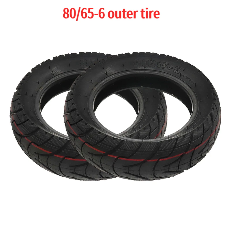 NEW 10 Inch Electric Scooter Tire 80/65-6 for KUKIRIN G2 Max Inokim oxo Kugoo M4 G1 Dualtron VICTOR EAGLE Bike Minimotors view 3