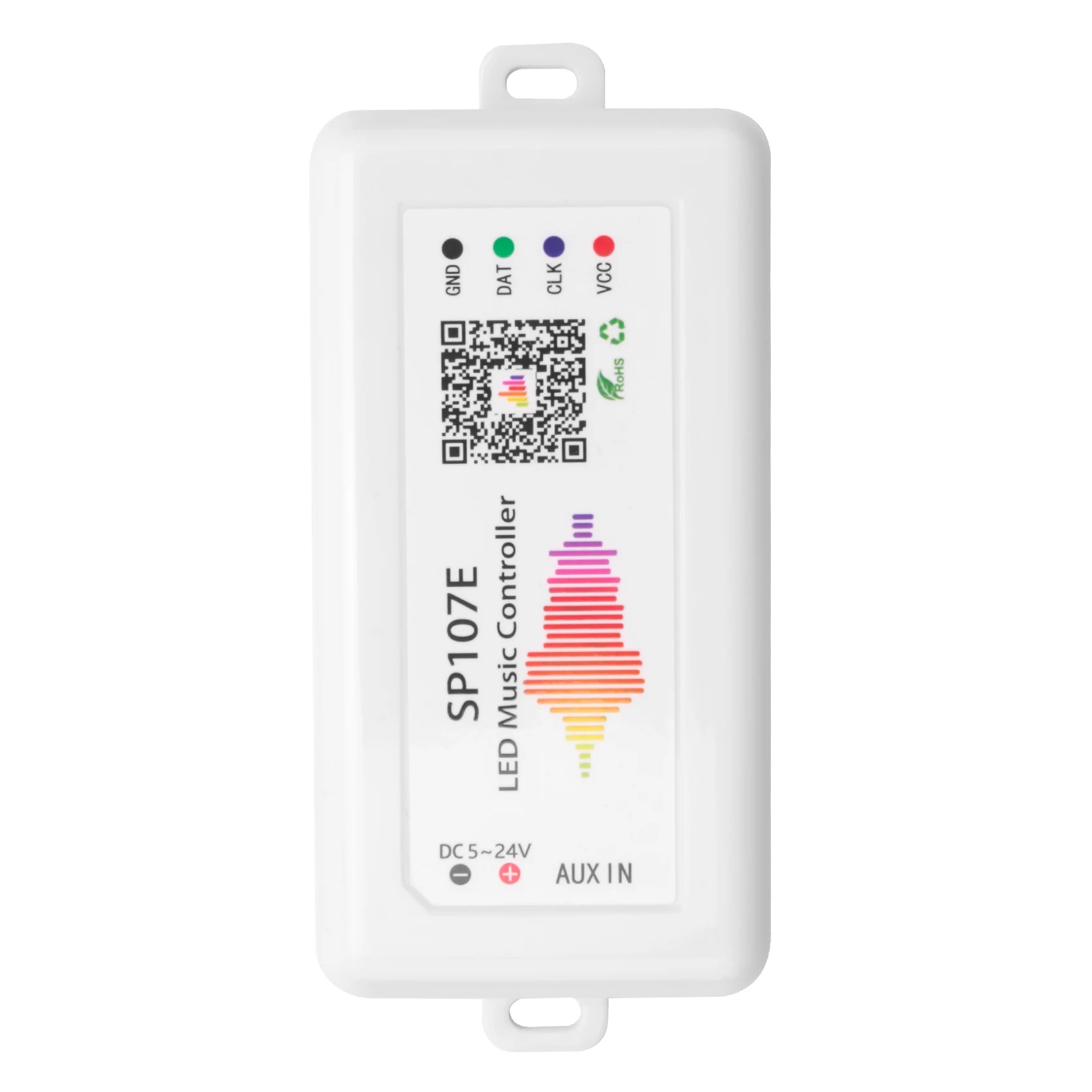 Controlador de música WIFI RGB SP107E Pixel IC SPI, Bluetooth para WS2812 SK6812 SK9822 RGBW APA102 LPD8806, tira de DC5-24V