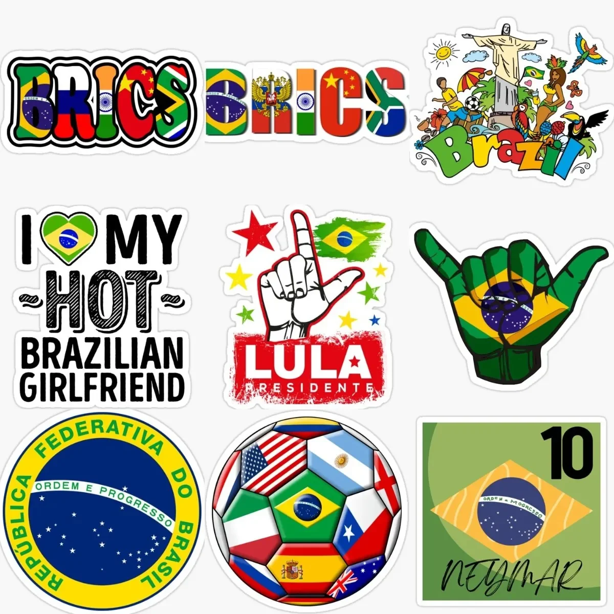 

BR флаг в бразильском стиле, креативная наклейка для ноутбука, мотоцикла, фургона, велосипеда, аксессуары для автомобиля, грузовика, окна, стены, стены, двери, наклейка