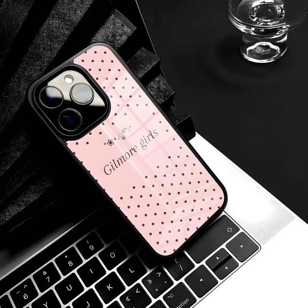 G-Gilmores Mädchen Handyhülle für iPhone 17 Pro Max 15 Pro 16 14 Plus 12 13 Mini 11 Pro Stoßfeste Glasabdeckung