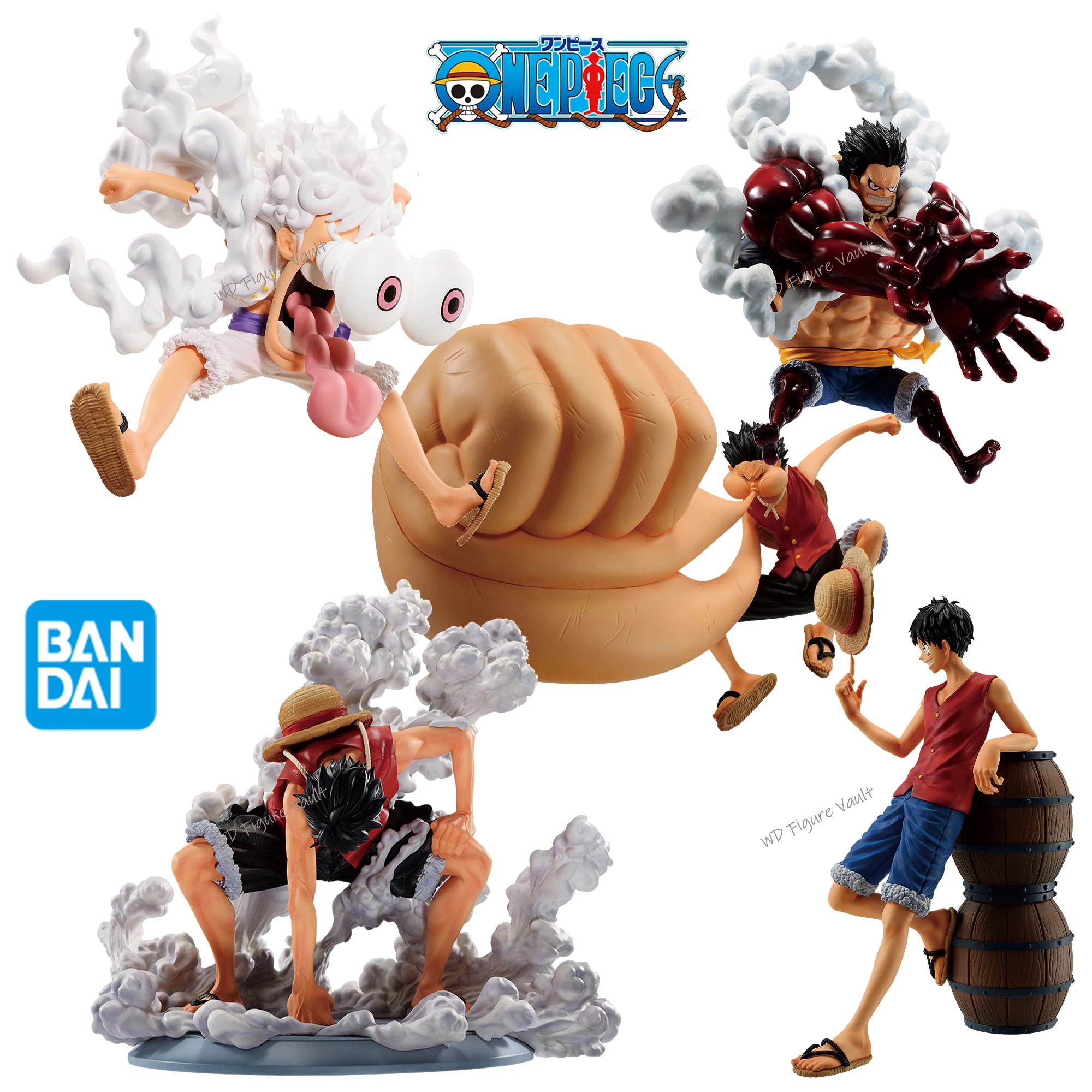 

In stock Genuine Bandai Ichiban Kuji One Piece 25th anniversary Road to the Pirate King Monkey D. Luffy Action Toy Figures Gift