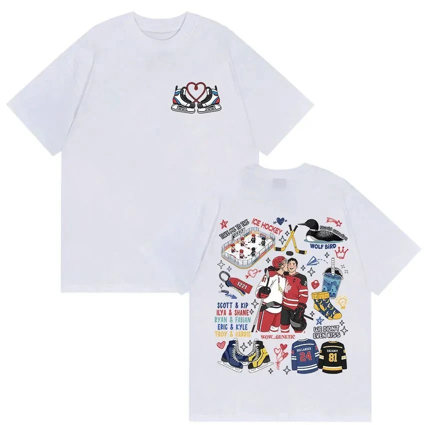 2026 Fierce Competition for Romantic Printed T-shirts Men and Women Harajuku Retro High Men and Women with The Same Short Sleeve