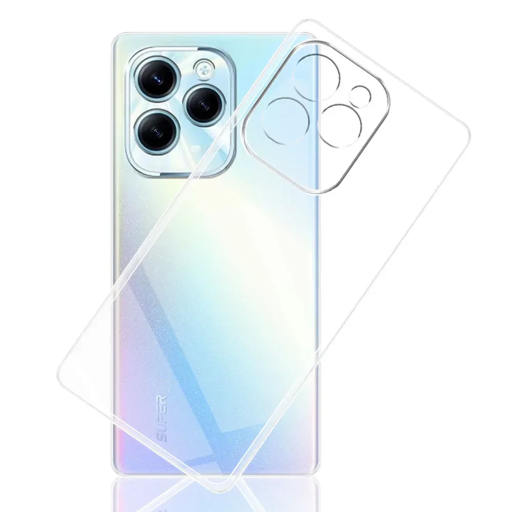 For Infinix Hot 40 Pro Case Clear Silicone Soft Coque Cover For Infinix Hot 40i Protect Phone Case For Infinix Hot 40 Pro Funda