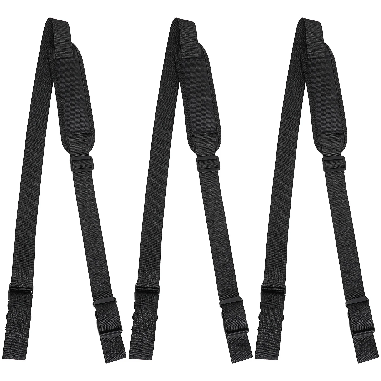 3Pcs Adjustable Carry Shoulder Straps Cushioned Back Strap Folding Bike Yoga Mat Carrier Beach Chair Holder Camping Accessories