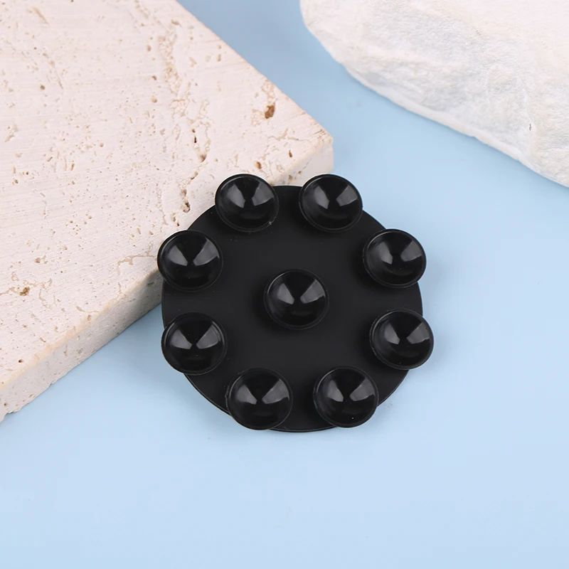 1Pc Silicone Suction Cups Round Phone Case Back DIY Material Cell Phone Wall Anti-slip Support