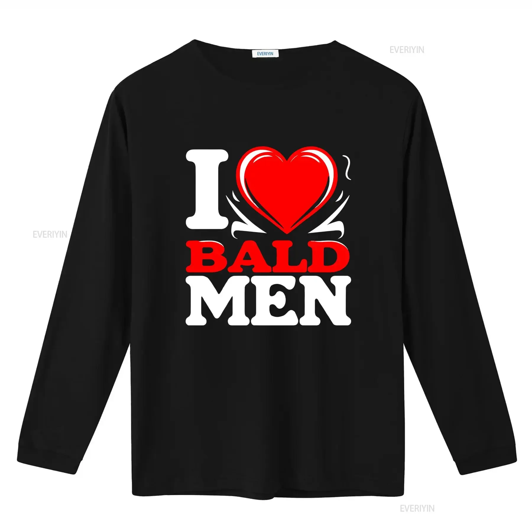 I Love Bald Men T Shirt Cute Funny Happy for Him or Her Novelty Valentine Anniversary Ideas Laughter  vintage Washed Casual