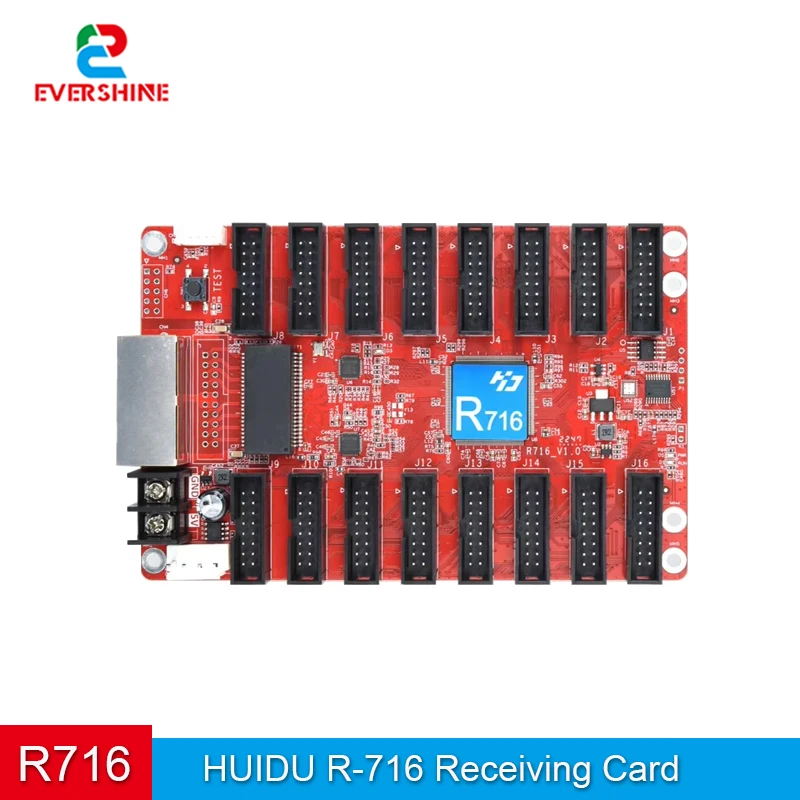 Benutzerdefinierte LED-Vollfarbmodul-Empfangskarte R516T R716 unterstützt synchronen und asynchronen 2-in-1-Videoprozessor für LED-Displays