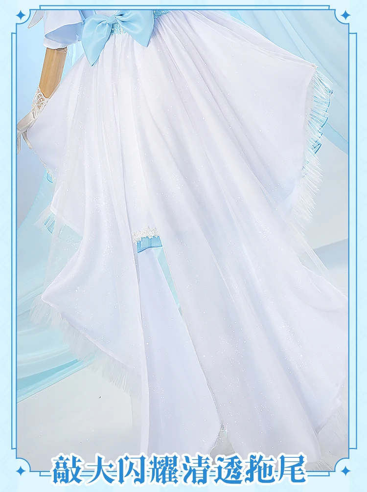 New Mooyiyi cos Game Genshin Impact Shenhe Cosplay costume Halloween Christmas Role Playing Party White Flower Wedding Lolita