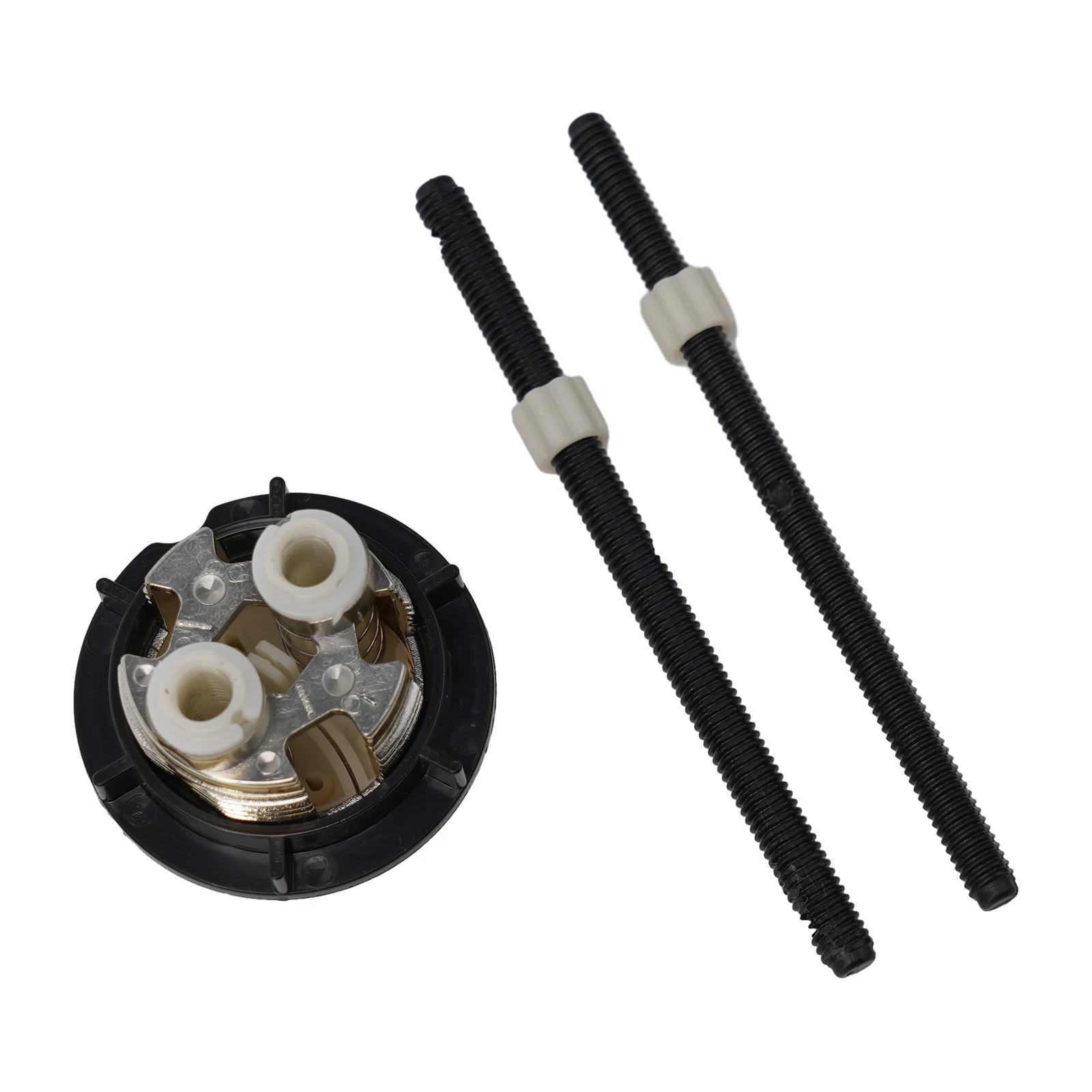 For Bathroom Upgrade 38mm Flush Valve Button Mechanical Flush Button Hard Wearing Plastic Button Hole Size 38-43mm