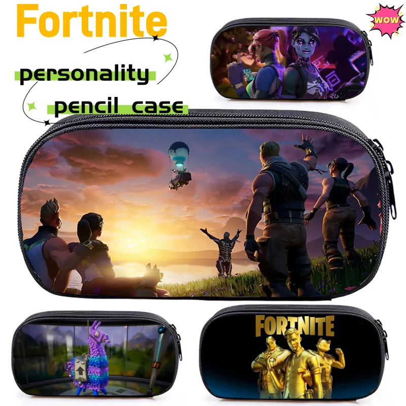 

Fortnite pencil case, cute and fashionable, cartoon, simple and creative, student stationery box, birthday gift for a friend