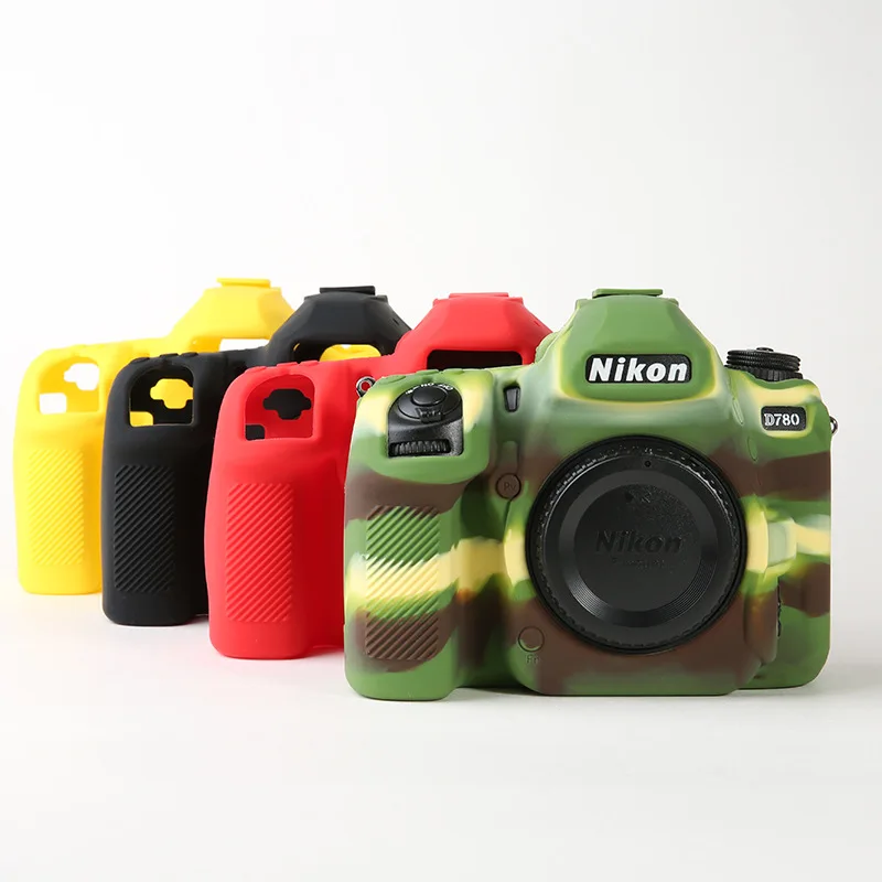 Silicone case for Nikon D780 large single silicone case, black/yellow/camouflage/red