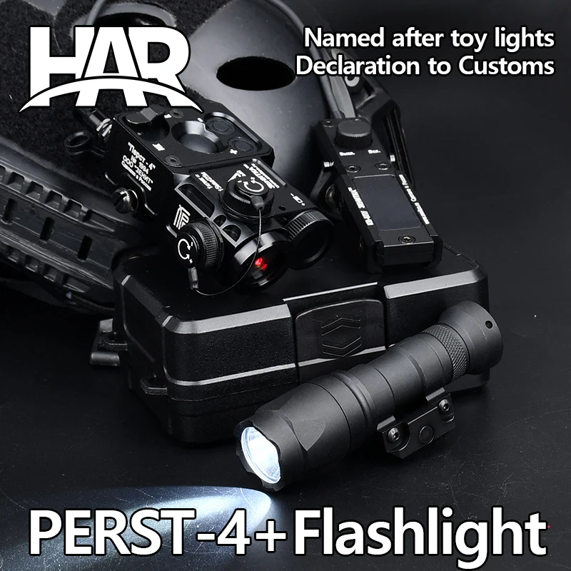 WADSN Tactical All Metal Zenitc Perst 4 Strobe Weapon Scout Light M300 M300A M600 M600C Flashlight Hunting P4 Pressure Switch SF