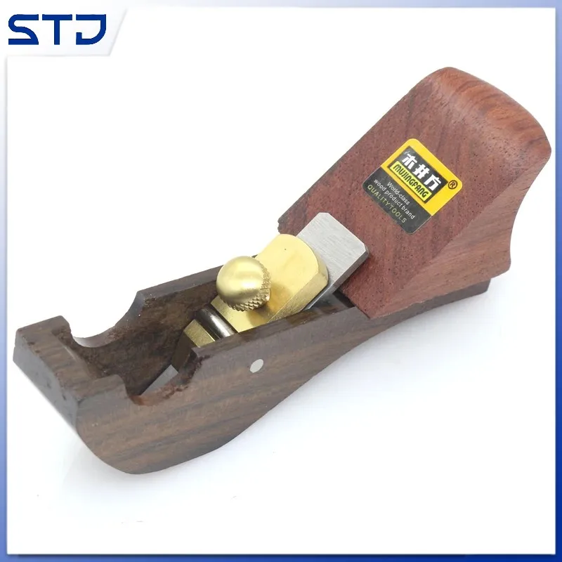 FS011 Woodworking tool African Ebony Compass Hand Plane with Huali-Rosewood grab