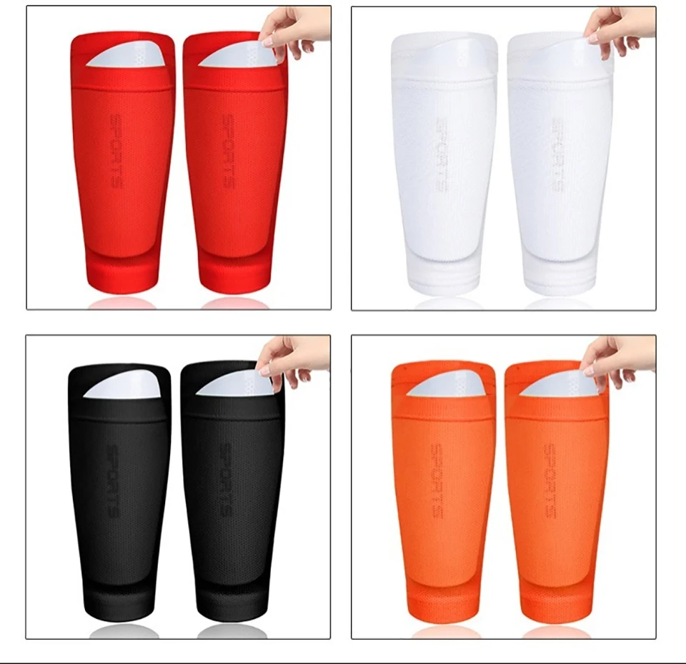 Loogdeel Fußball-Schienbeinschutz-Socken, atmungsaktive Fußball-Schienbeinschutz-Ärmel mit Tasche für Fußball-Schienbeinschoner, Schienbeinschoner-Halter – Detail 12