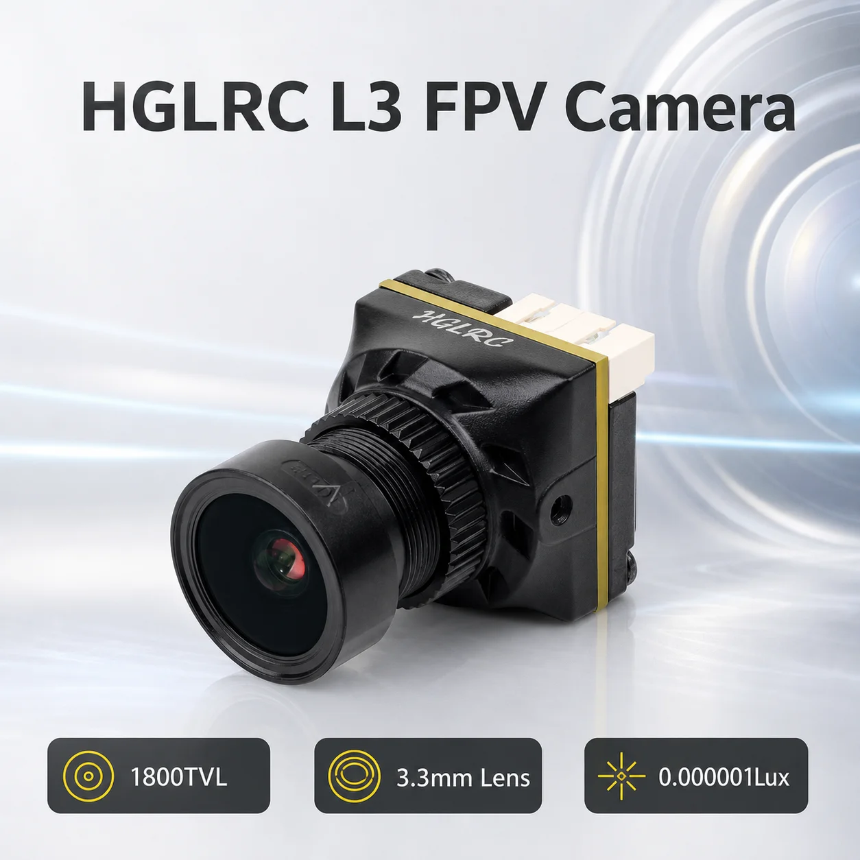 Drone Rc Yl3 - HGLRC L3 1800TVL Analog FPV Camera