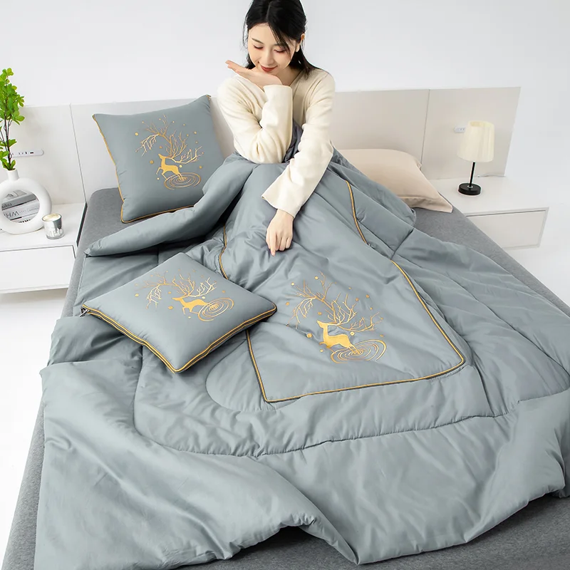 

Pillow quilt dual-purpose 2025 new model, four seasons, office, nap air conditioner quilt