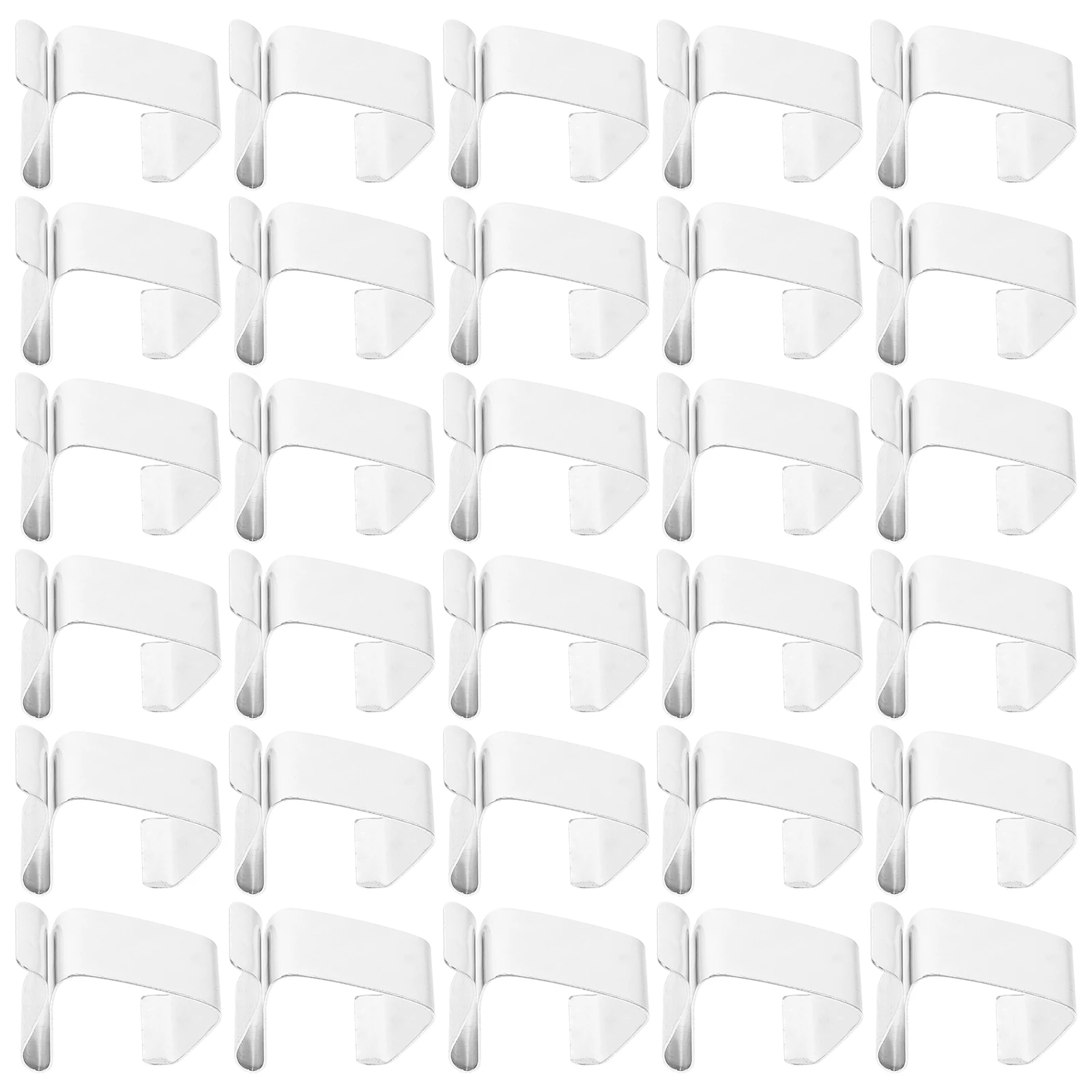 

50pcs Christmas Light Hooks Gutter Clips for Hanging String Lights Outdoor Decor Stainless Steel Versatile Holiday