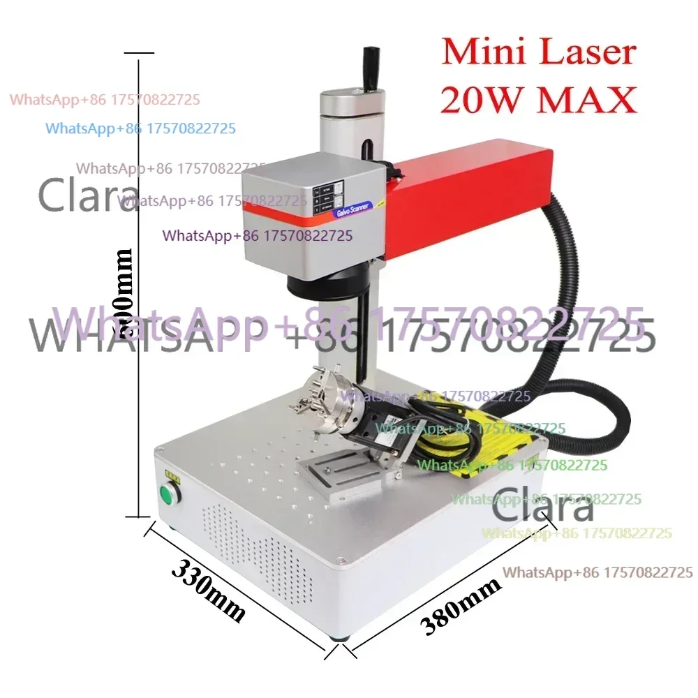 

Super Value Factory StoreMini Fiber Marking Machine MAX 20W Metal Marking Machine Ring Rotation Axis for DIY Metal Jewelry Ca