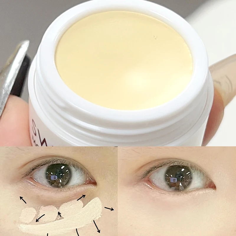 Matte Monochrome Concealer Foundation Cream Waterproof Long Lasting Moisturizing Cover Dark Circles Acne Marks Spots Face Makeup