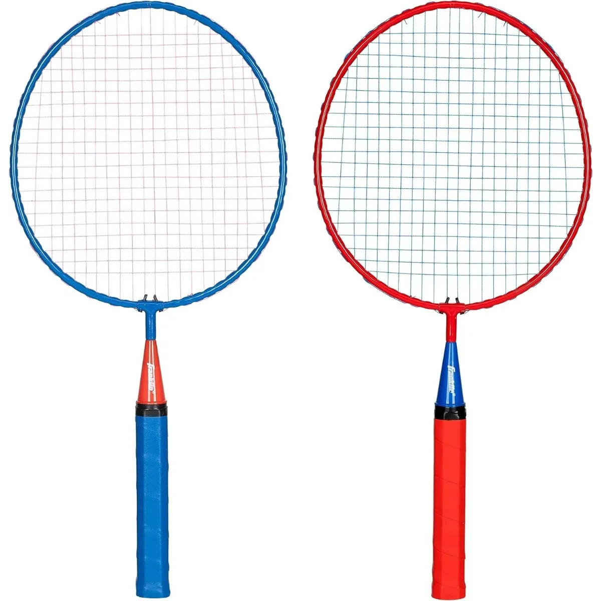 2인용 배드민턴 라켓 세트, 뒷마당 어린이를 위한 오버사이즈 스매시민턴과 셔틀콕