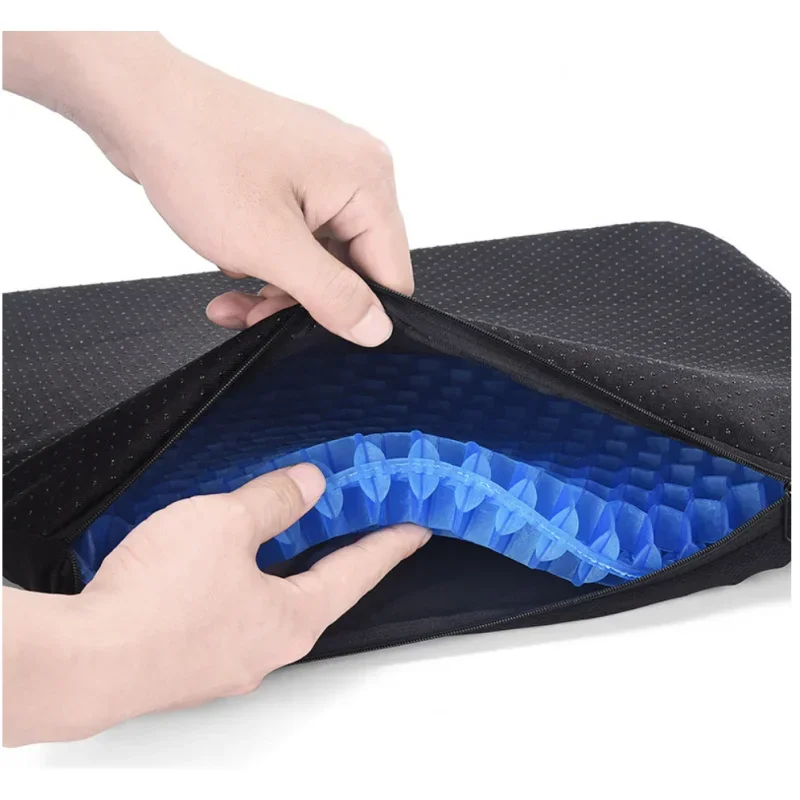 Sommer Gel Sitzkissen Atmungsaktive Waben Eis Pad Auto Sitz Weiche Eis Pad Office Home Hocker Butt Cooling Pad