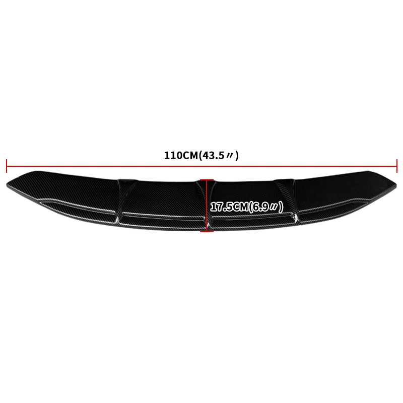 Car Accessory Front Bumper Splitter Lip Body Kit Spoiler Chin Plate Black ABS For Mercedes Benz B-Class W246 B200 B180 2009-2023