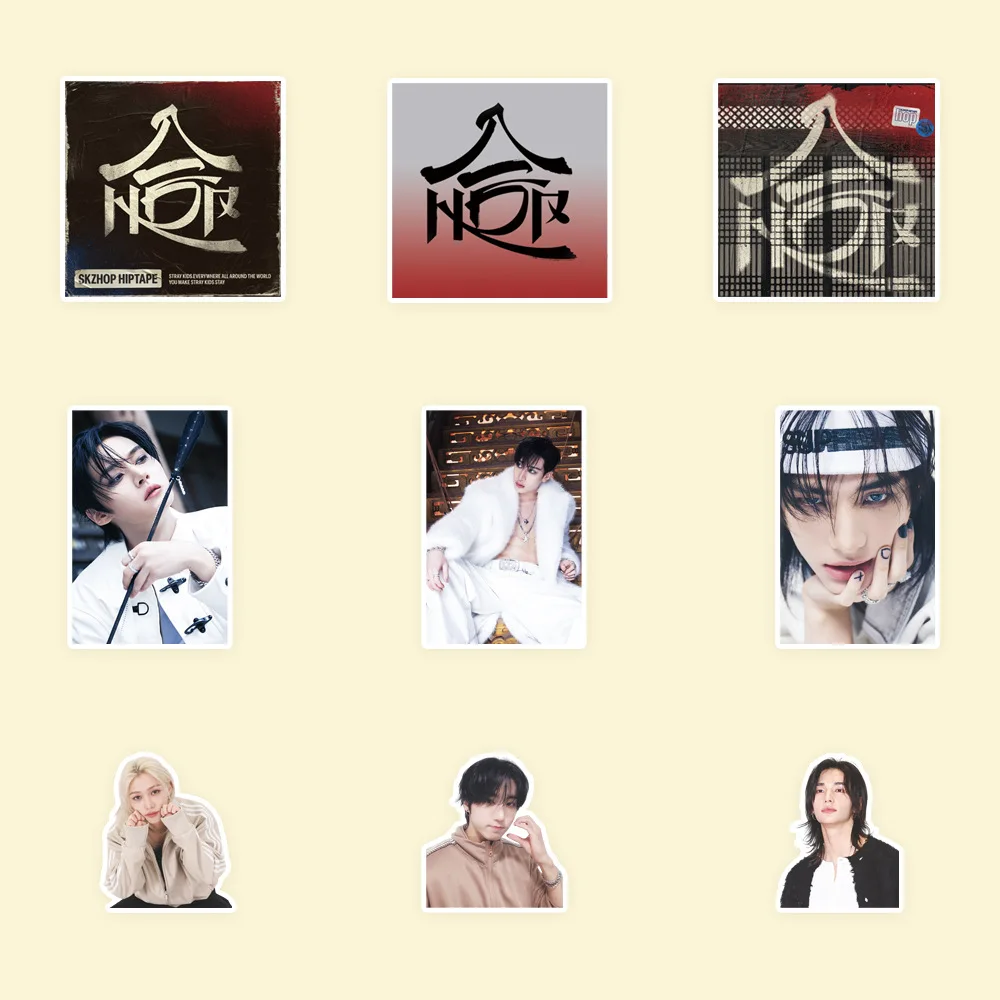 106 pçs kpop hop álbum fitas de fotos adesivo ficar merch han em kpop acessórios decorativos scrapbooking