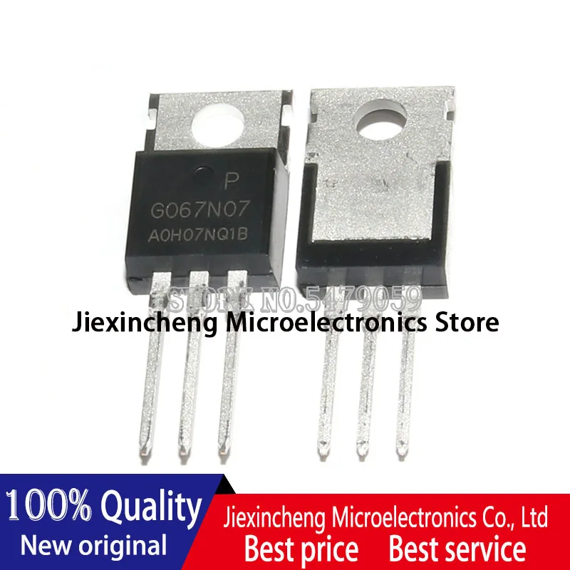 10 pièces G067N07 HYG067N07NQ1P TO220 68V 80A MOSFET Nouveau original