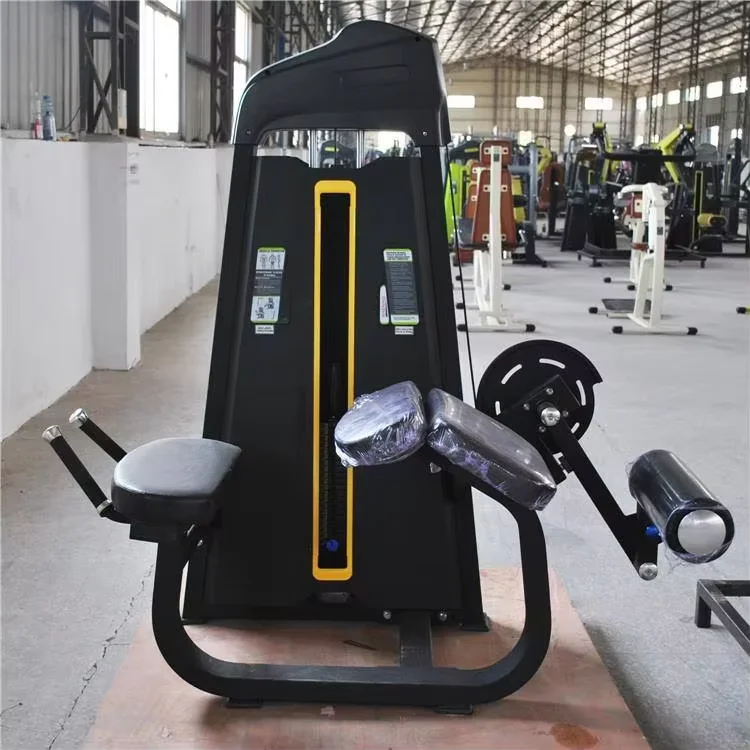 High-Low Pulley Bodybuilding Leg Curl Weight Pin Loading Machine Popular Commercial Bench In Factories