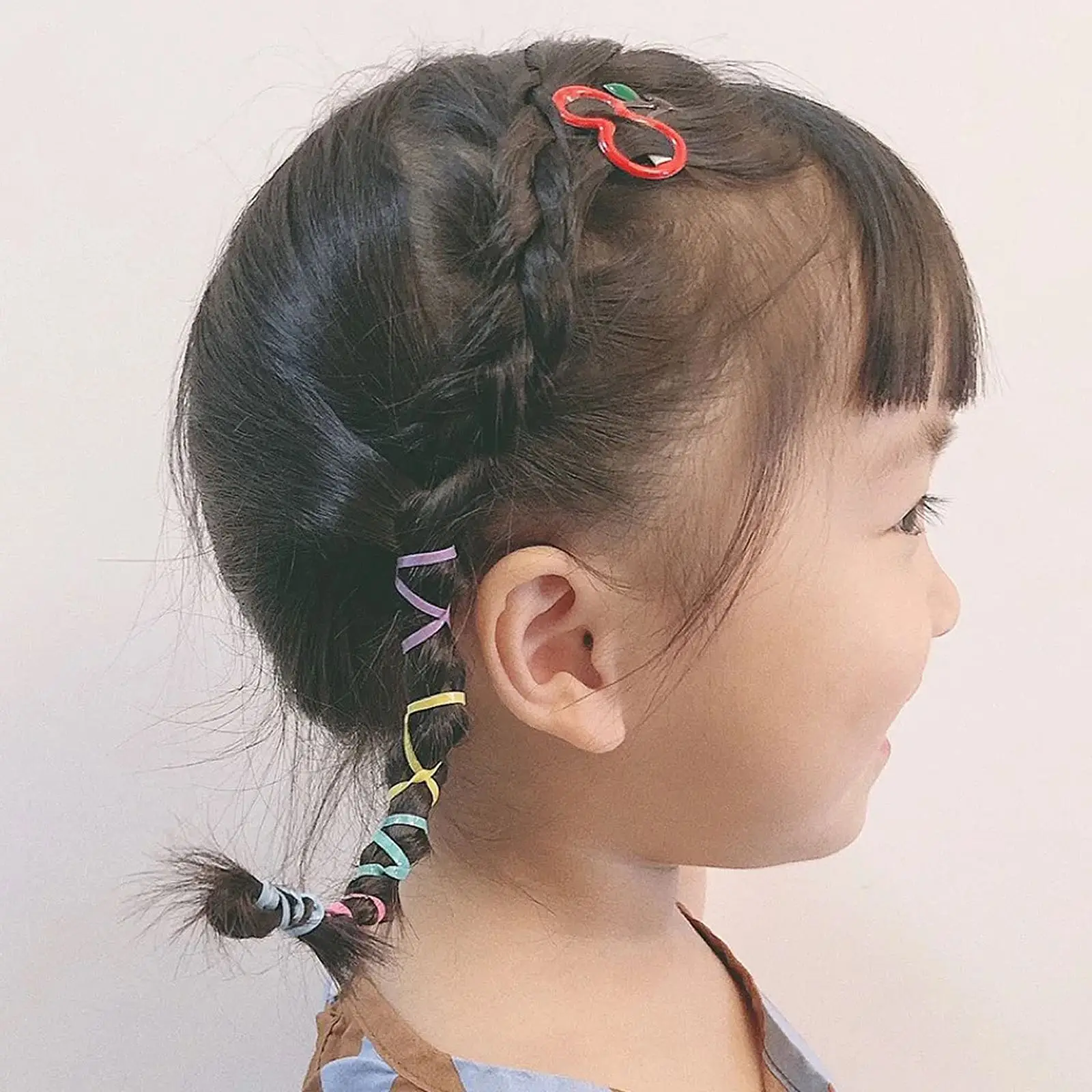 1000Pcs/ Colorful Disposable Hair Bands Scrunchie Girls Elastic Rubber Band Ponytail Holder Hair Accessories Hair Ties