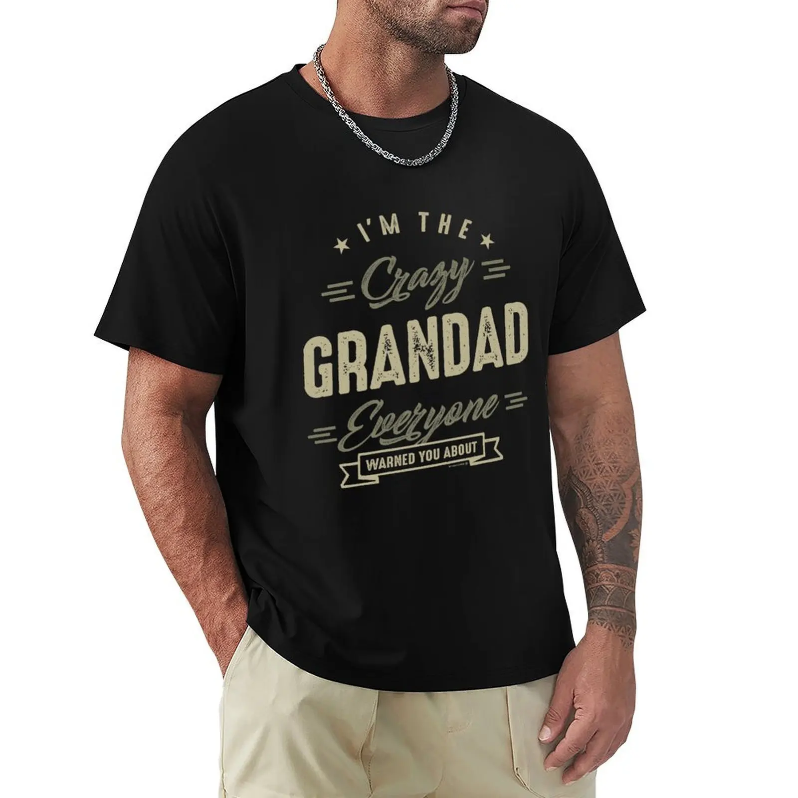Crazy Grandad T-Shirt Quick Dry Outdoor Sports T-Shirt