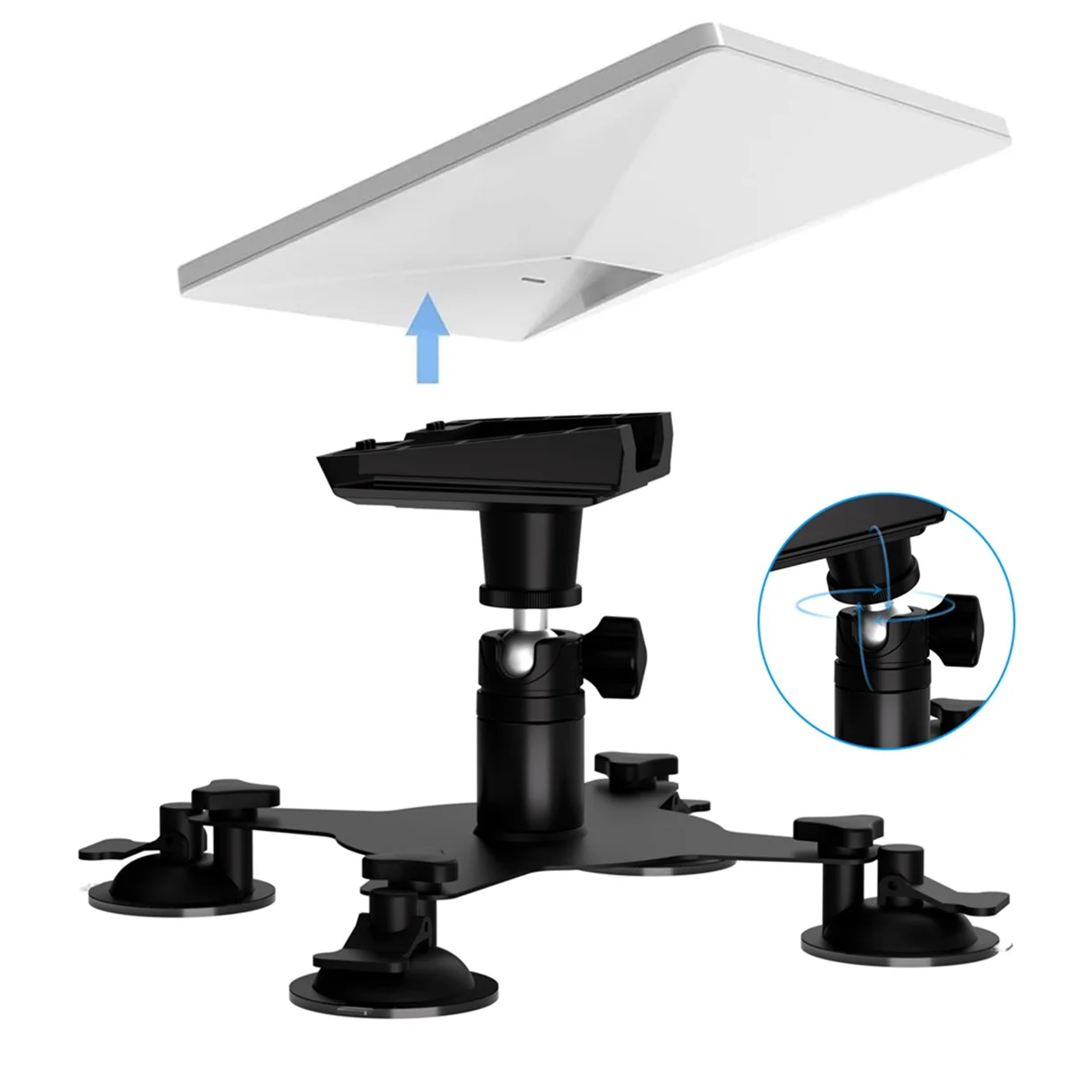 

EEB-fFor StarLink Mini Base + кронштейн на крышу присоске, антенна, кронштейн на присоске, основание на присоске для