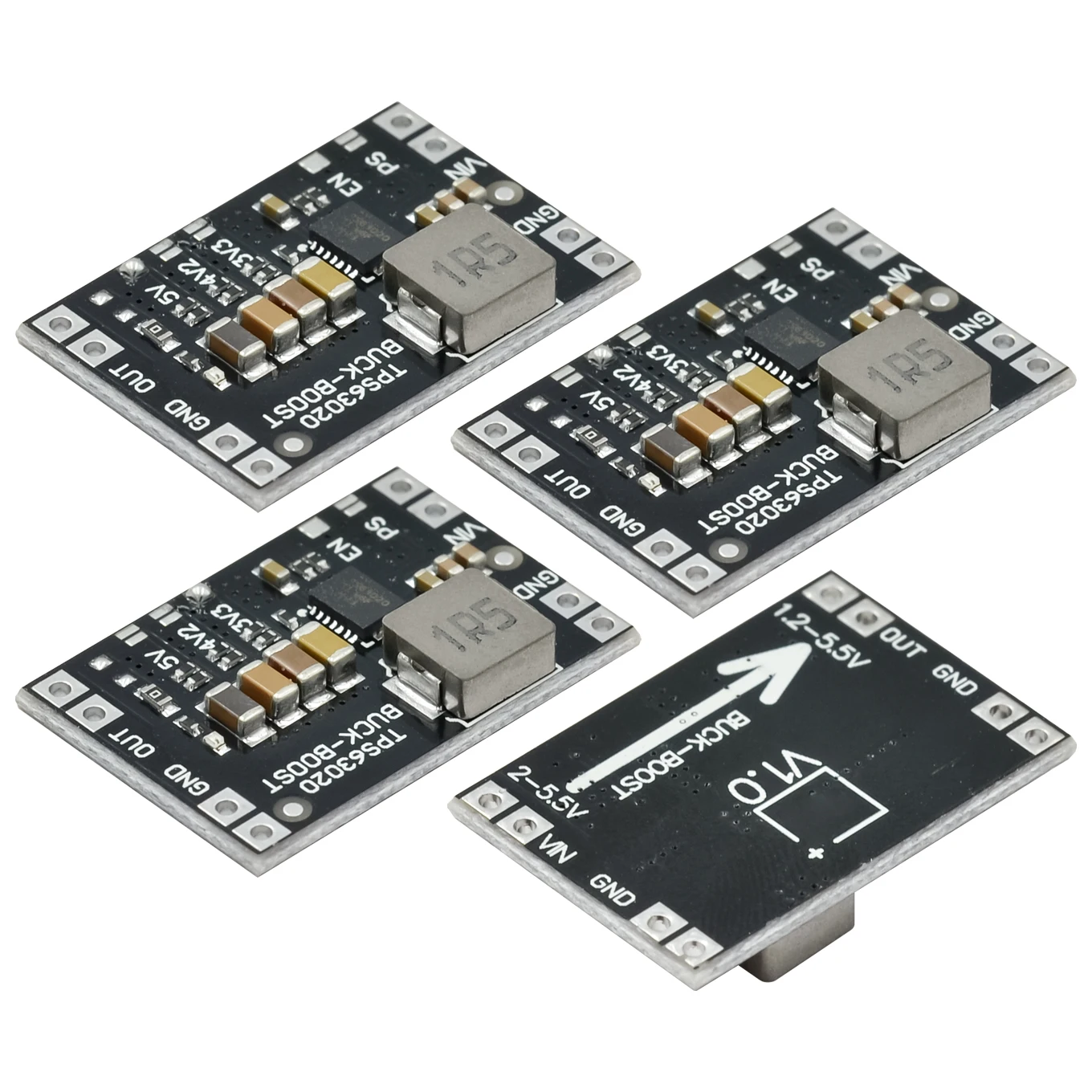 XL63020 Microcontroller Power Low Ripple TPS63020 3.3V 4.2V 5V  Lithium Battery Automatic Boost Buck Step Up Down Module