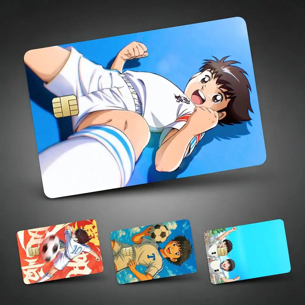 

Anime C-Captain T-Tsubasa Decorative Waterproof Film Skin Cover Credit Card Stickers Debit Front Bank Bus Pass