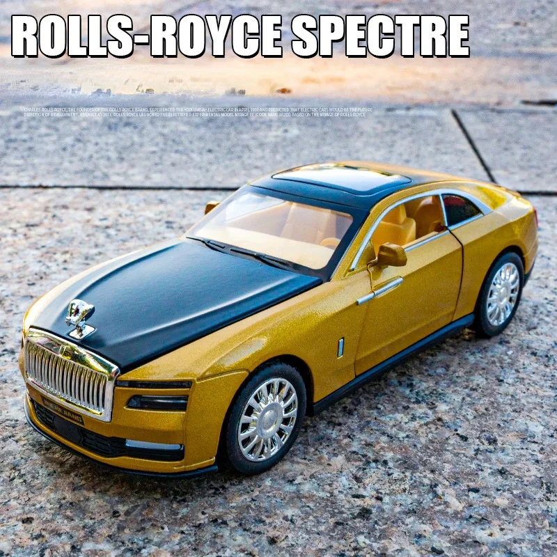 1:32 Rolls Royce SPECTRE Alloy Models Cars Toys Simulation Metal Diecasts Sound Light Toy car Gifts For Kids Collection ﻿A848