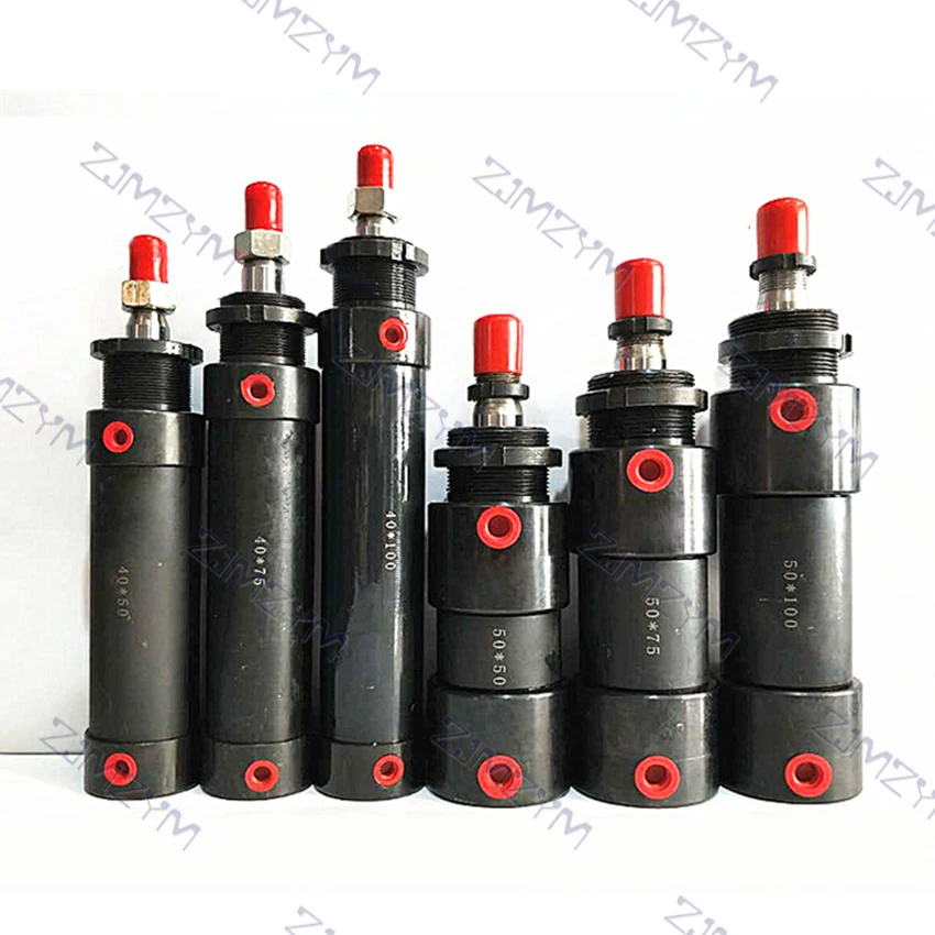 ROB Series Mini Cylinder 50 Bore 10-50mm Stroke Hydraulic Oil Cylinder Round Cylinder Micro Cylinder Small Hydraulic Cylinder