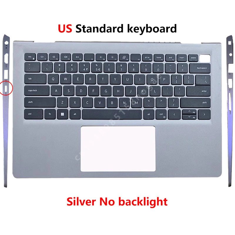 Laptop Keyboard Deck with Keyboard For Vostro14 3420 V3420 3425 V3430 P152G Replacement