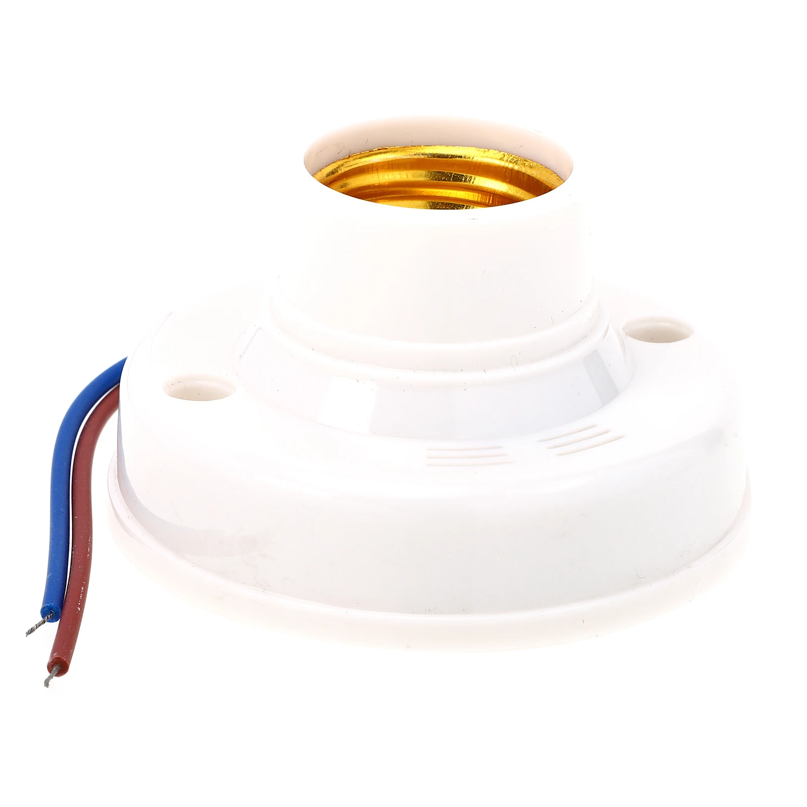 

2Pcs Lamp Holder E27 Light Socket Auto Off Voice Sensor Night Practical Energy Saving Stable Performance