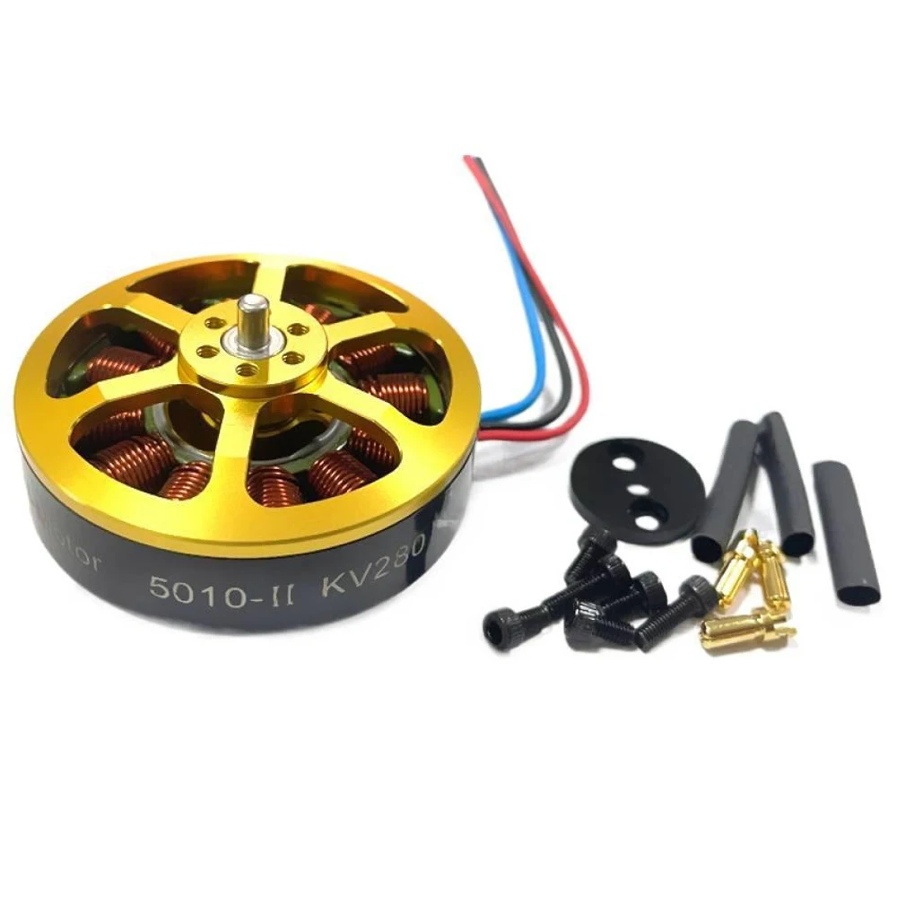 

Бесколлекторный двигатель 5010, статор 50 мм, 12N14P, 280/340KV, 730W, 6S, без/с 40A ESC для радиоуправляемых моделей и мультироторных дронов для аэрофотосъемки